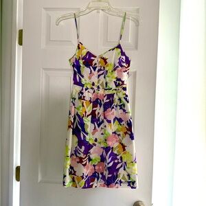 J. Crew Multicolor Floral Dress